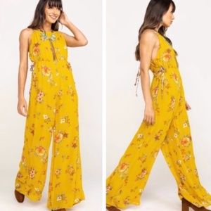 Free People Georgia Printed Jumpsuit